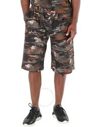 White Mountaineering - Graphic-Print Wide-Leg Shorts, Brand Size 2 - Lyst