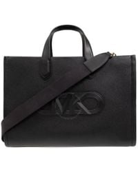 Michael Kors - Large Gigi Logo Leather Tote Bag - Lyst