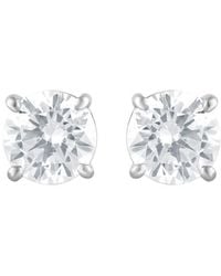 Brilliant Diamond - 14Kt 2.00 Carat Lab Grown Diamond Stud Earrings For - Lyst