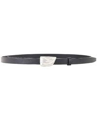 Burberry - Signature Shield Leather Belt - Lyst