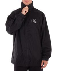 Calvin Klein - Relaxed Long Nylon Windbreaker - Lyst