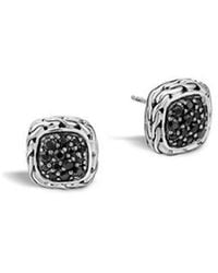 John Hardy - Classic Chain 12Mm Stud Earrings - Lyst
