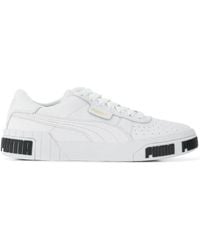 puma cali trainers white and black