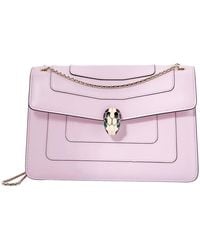 BVLGARI - Serpenti Forever Leather Shoulder Bag 288716 - Lyst