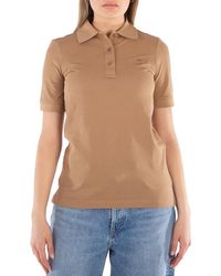 Burberry - Malleco Logo Embroidered Polo Shirt - Lyst