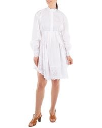 Rabanne - Embroidered Lace Detailed Shirt Dress, Brand Size 34 (Us - Lyst
