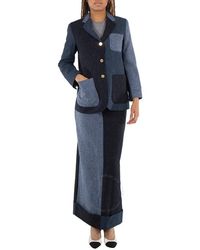 Thom Browne - Ladies Fun-Mix Donegal Tweed Sack Trouser Skirt, Brand Size 36 (Us - Lyst