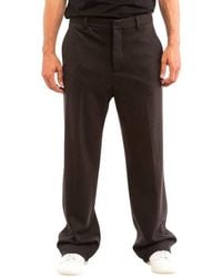 Bally - Virgin Wool Tailored Trousers, Brand Size 50 Waist - Lyst