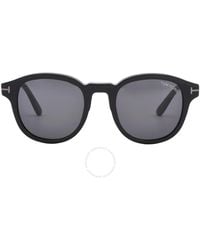 Tom Ford - Jameson Smoke Oval Sunglasses Ft0752-n 01a 50 - Lyst