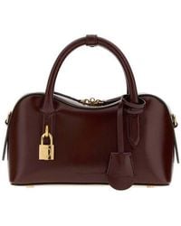 Stella McCartney - Polished Leather Top Handle Bag - Lyst