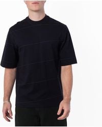 Burberry - Striped Cotton Jersey T-Shirt - Lyst