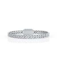 Brilliant Diamond - 3 Ctw Round Lab Grown Diamond Cuban Link Bracelet For - Lyst