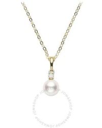 Mikimoto - Everyday Essentials 18k Gold 6-6.5mm A+ Akoya Pearl - Lyst