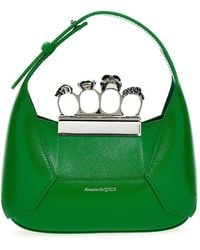 McQueen - The Jewelled Hobo Mini Bag - Lyst