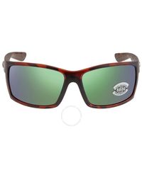 Costa Del Mar - Reefton Green Mirror Polarized Glass Sunglasses Rft 66 Ogmglp 64 - Lyst