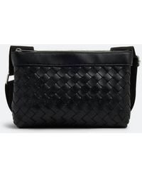 Bottega Veneta - Intrecciato Leather Duo Crossbody Bag - Lyst
