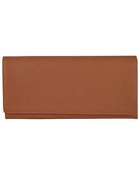 Longchamp - Continental Leather Wallet - Lyst