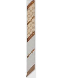 Gucci - Printed Silk Ribbon - Lyst