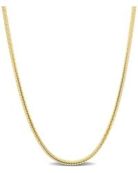 Amour - 2Mm Herringbone Chain Necklace - Lyst