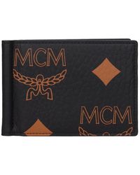MCM - Maxi Monogram Viestos Wallet With Money Clip - Lyst