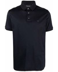 Emporio Armani - Eagle-Motif Polo Shirt - Lyst