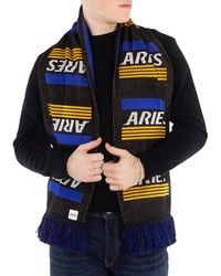Aries Arsenal Bust Logo Scarf in White for Men | Lyst UK