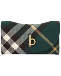Burberry - Ivy Rocking Horse Check Continental Wallet - Lyst