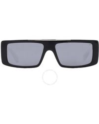 Philipp Plein - Silver Mirror Rectangular Sunglasses Spp003m 700x 58 - Lyst