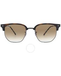 Ray-Ban - New Clubmaster Clear Gradient Brown Sunglasses Rb4416 710/51 51 - Lyst