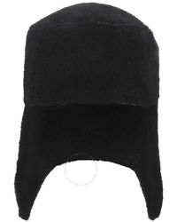Burberry - Shearling Trapper Hat - Lyst