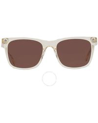 Calvin Klein - Brown Square Sunglasses Ck21507s 740 53 - Lyst