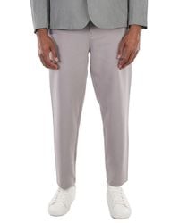 Emporio Armani - Straight-Leg Cotton Pants - Lyst