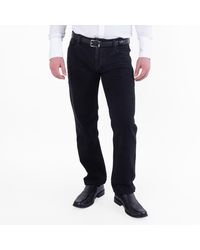 Saint Laurent - Straight Leg Denim Jeans, Waist - Lyst