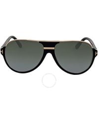 Tom Ford - Dimitry Smoke Gradient Pilot Sunglasses Ft0334 01p 59 - Lyst