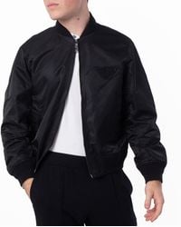 Emporio Armani - Stoned Logo Design Blouson Jacket - Lyst