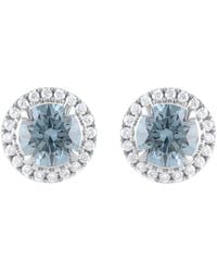 Brilliant Diamond - 14Kt 2.45 Carat Lab Grown Diamond Stud Earrings For - Lyst