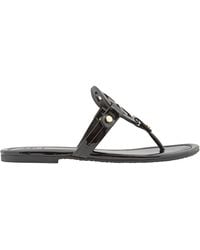 Tory Burch - Miller Patent Thong Sandal, Brand - Lyst