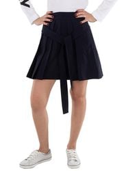 KENZO - A-Line Virgin Wool Pleated Mini Skirt, Brand Size 38 (Us - Lyst