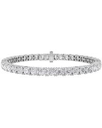 Mure And Co - 14Ctw Round Shaped Lab Grown Diamond (F/Vs) Bracelet - Lyst