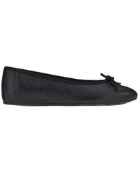 Ferragamo - Flat Leather Ballerina Shoes - Lyst