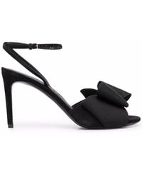 Ferragamo - 95Mm Vara-Bow Detail Sandals - Lyst