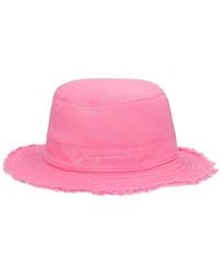 Jacquemus - L'Enfant Frayed Hem Bucket Hat - Lyst