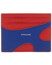 Ferragamo - Cut Out Detail Credit Card Holder - Lyst