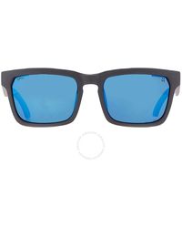 Spy - Helm Tech Happy Gray Green Polar With Dark Blue Spectra Mirror Rectangular Sunglasses 6700000000144 - Lyst