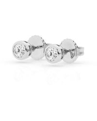 Brilliant Diamond - 14Kt 1.25 Carat Lab Grown Diamond Stud Earrings For - Lyst