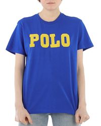 Polo Ralph Lauren - Embellished Logo Short-Sleeve Cotton T-Shirt - Lyst