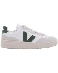 Veja - V-90 Organic Leather Sneaker, Brand Size 40 Us - Lyst