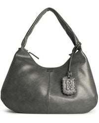 Ganni - Bou Xxl Leather Blend Bag - Lyst