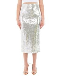 ROTATE BIRGER CHRISTENSEN - Ladies Bright Sequined Midi Pencil Skirt, Brand Size 38 (Us - Lyst