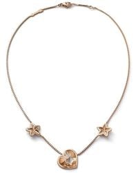 Baccarat - 18K Plated On Sterling, Crystal Heart Princess Necklace 2812891 - Lyst